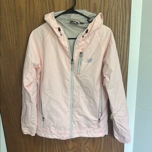 New Balance Pink Ski & Snow Jacket Lightweight Hooded Design